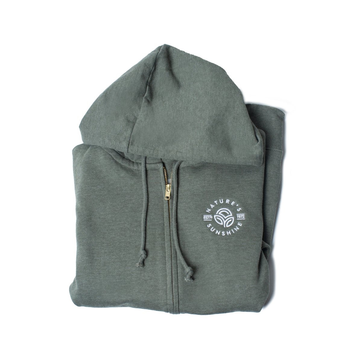 Econscious - Big Accessories Unisex Heathered Full-Zip Hooded Sweatshirt