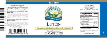 Lutein - 10 mg.