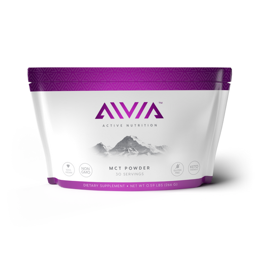 AIVIA MCT oil powder supplement for energy and mental focus
