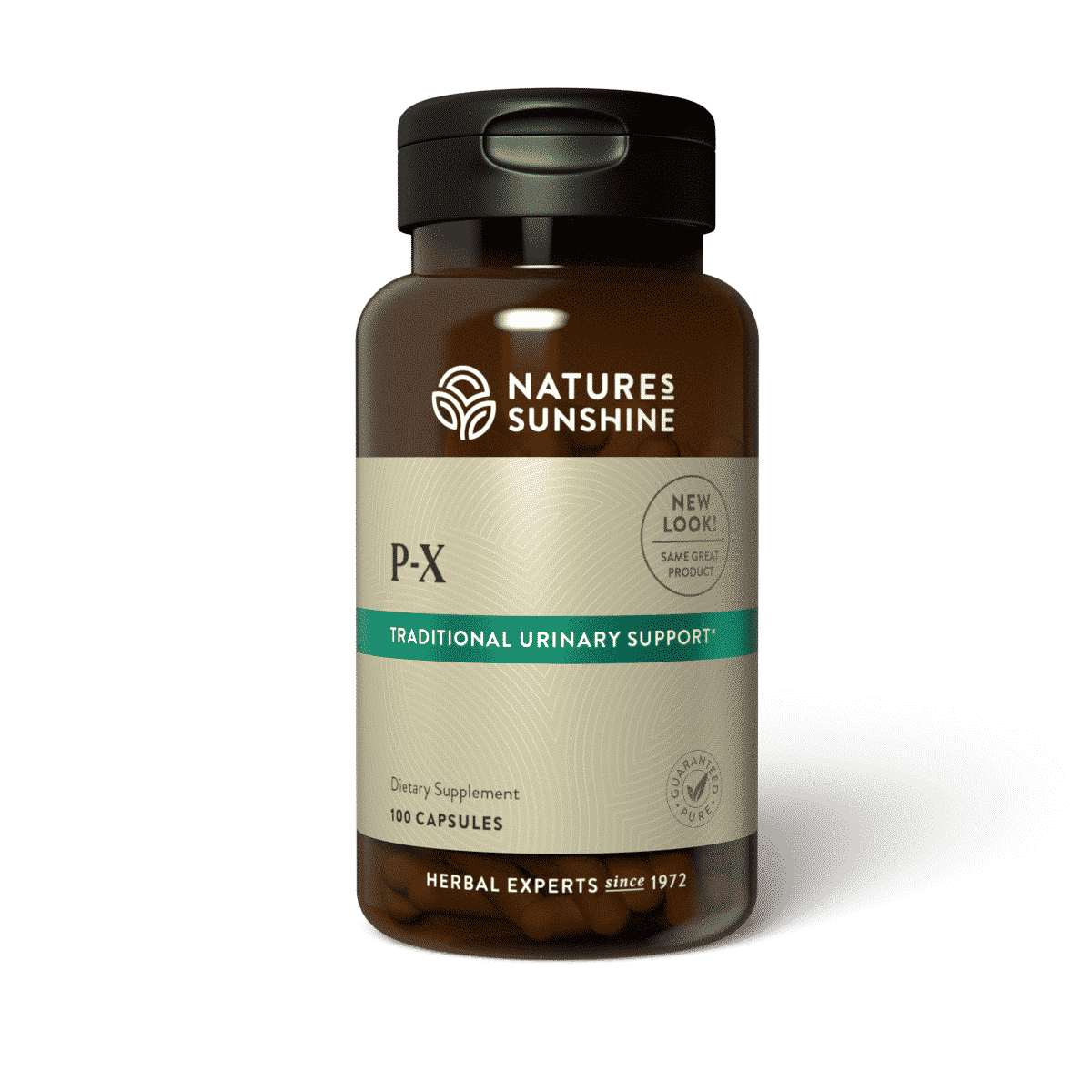 P-X urinary tract support supplement with herbs for kidney and bladder health.
