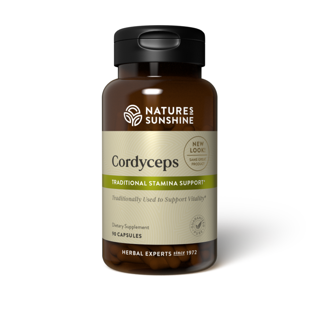 Cordyceps energy & stamina supplement promoting lung and circulatory health