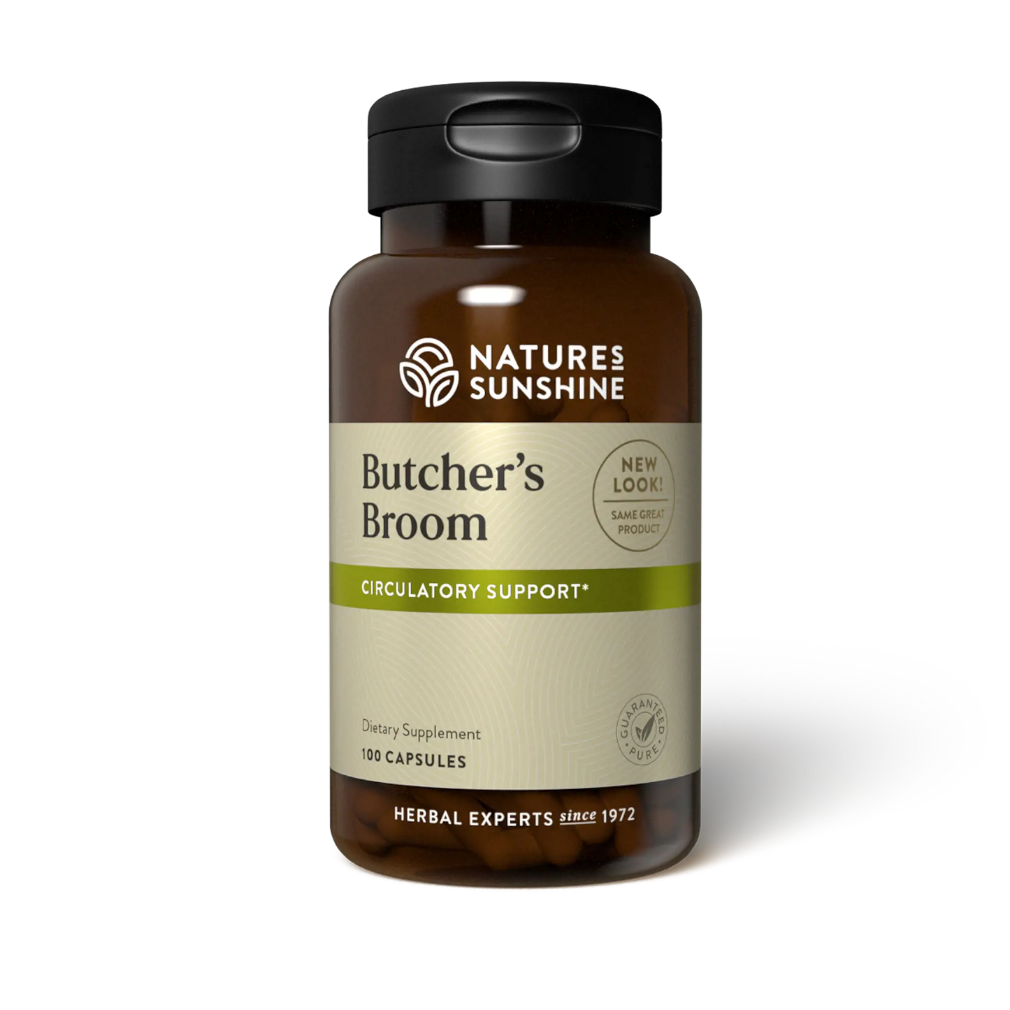 Butcher’s broom supplement for circulation and vein support