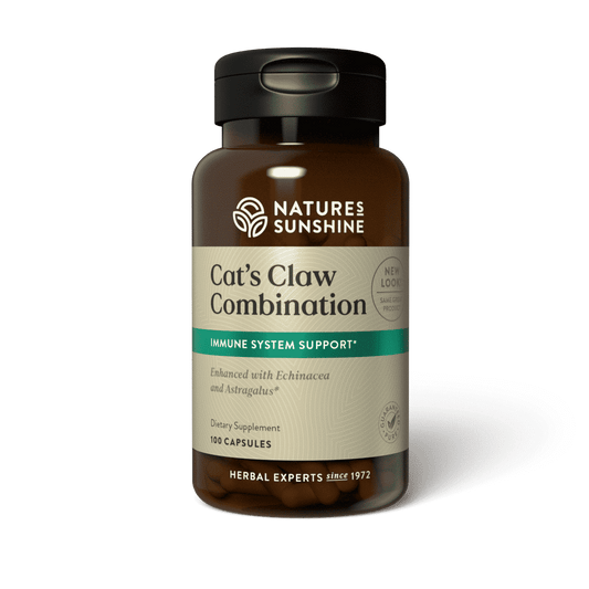 Cat’s Claw immune support herbal supplement for natural inflammation response and enhanced immune system health.