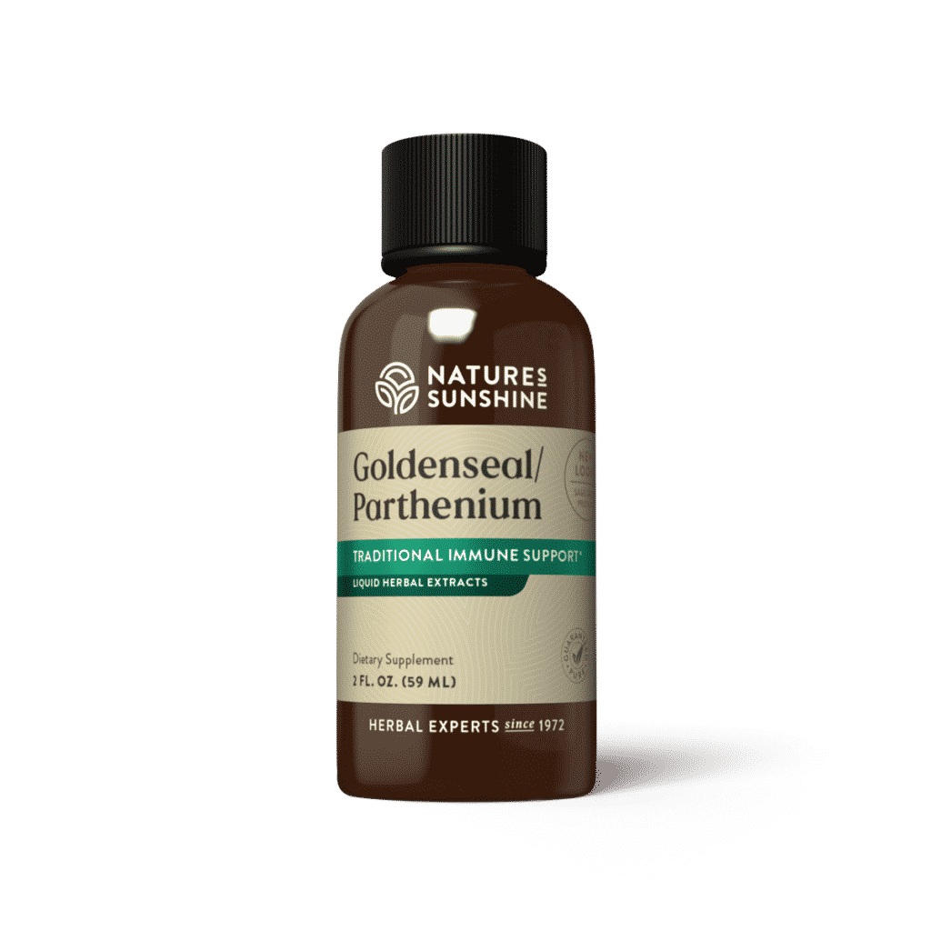 golden seal parthenium extract immune support liquid herbal