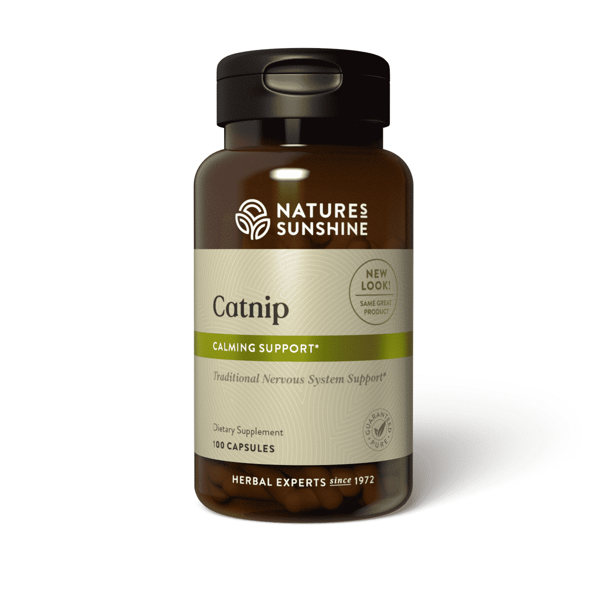 Catnip herbal supplement for calming and digestive support