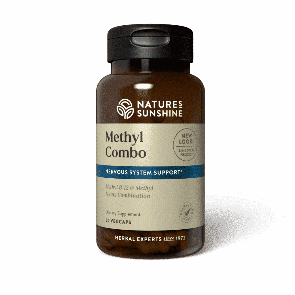 Nature’s Sunshine Methyl Combo methylated B12 and folate supplement