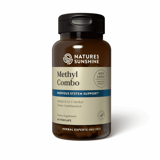 Nature’s Sunshine Methyl Combo methylated B12 and folate supplement