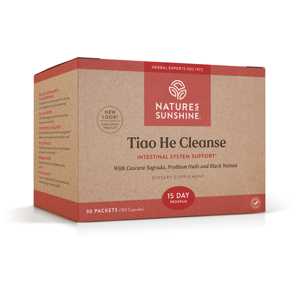 Tiao He Cleanse box with Chinese herbs, symbolizing natural detox, digestive reset, and internal body balance.