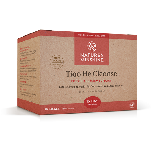 Tiao He Cleanse box with Chinese herbs, symbolizing natural detox, digestive reset, and internal body balance.