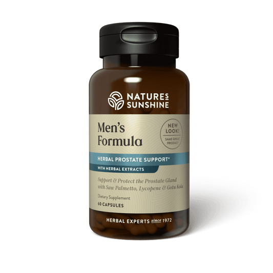 Men’s Formula with Lycopene bottle for prostate and men's health support with saw palmetto and zinc.