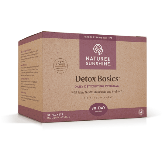 Detox Basics daily detox supplement kit by Nature’s Sunshine