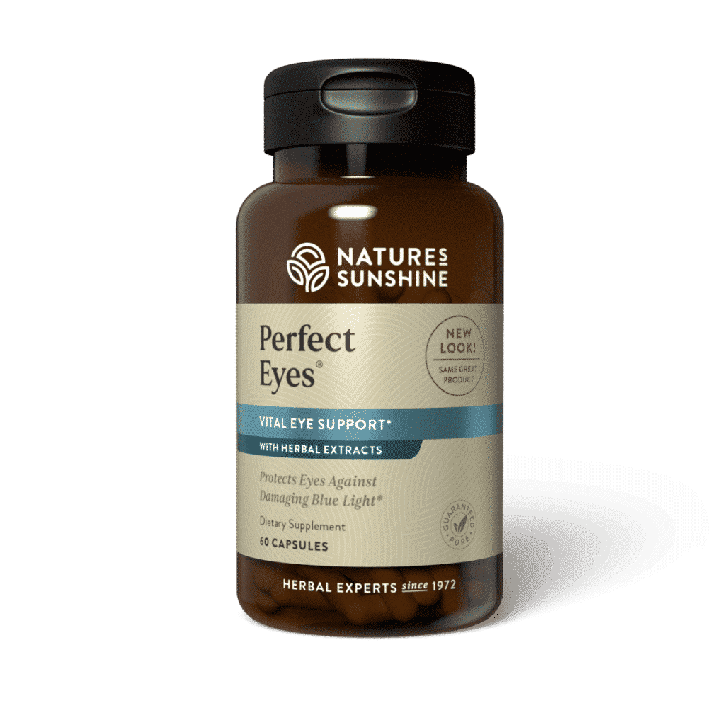 Perfect Eyes eye health supplement with lutein and herbal vision support.