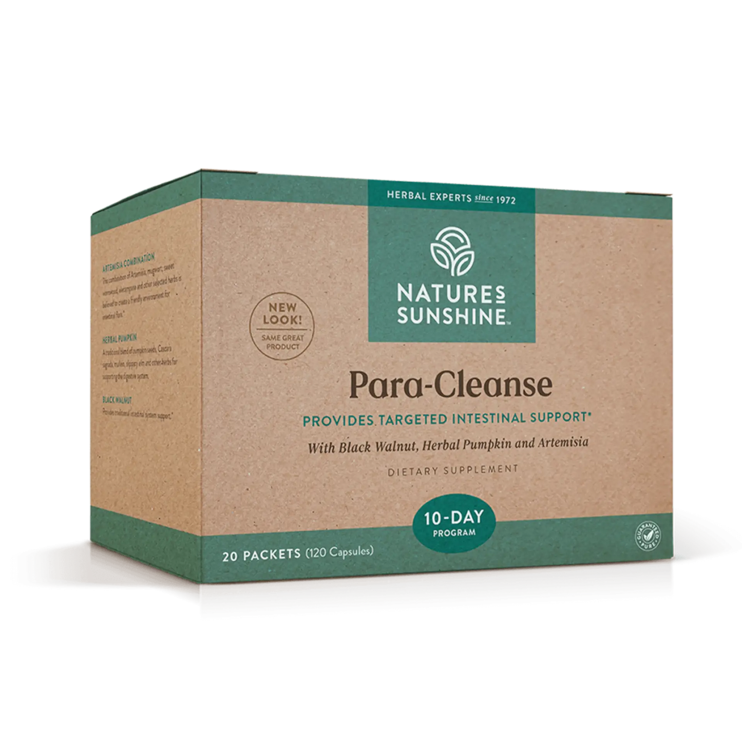 Para-Cleanse natural parasite cleanse supplement with herbal detox support.