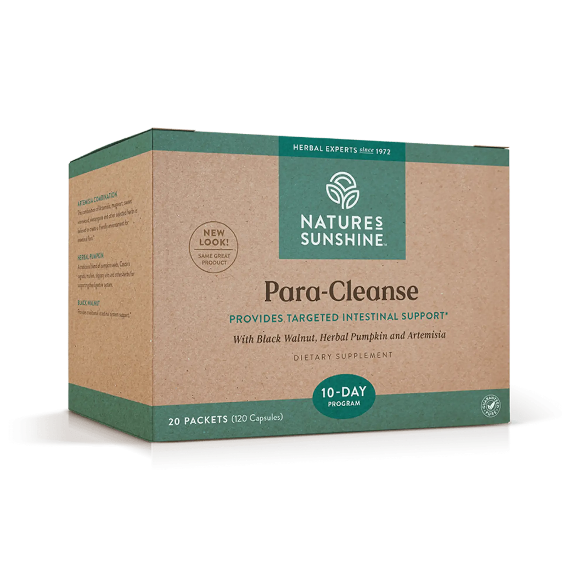 Para-Cleanse natural parasite cleanse supplement with herbal detox support.