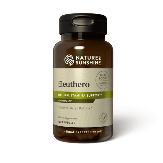 Eleuthero adaptogenic supplement for energy, stamina, and endurance