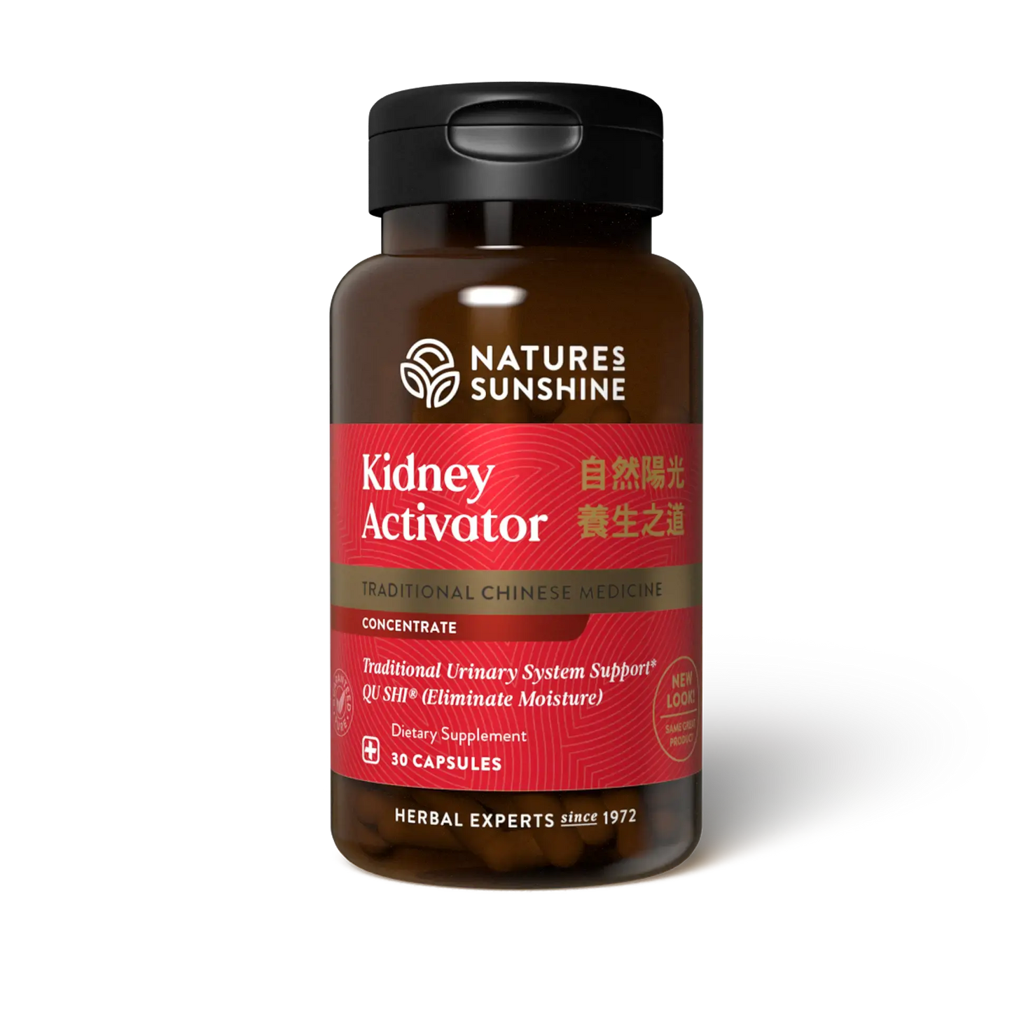Kidney Activator TCM Concentrate bottle with Chinese herbs, symbolizing kidney support, urinary tract balance, and fluid metabolism.