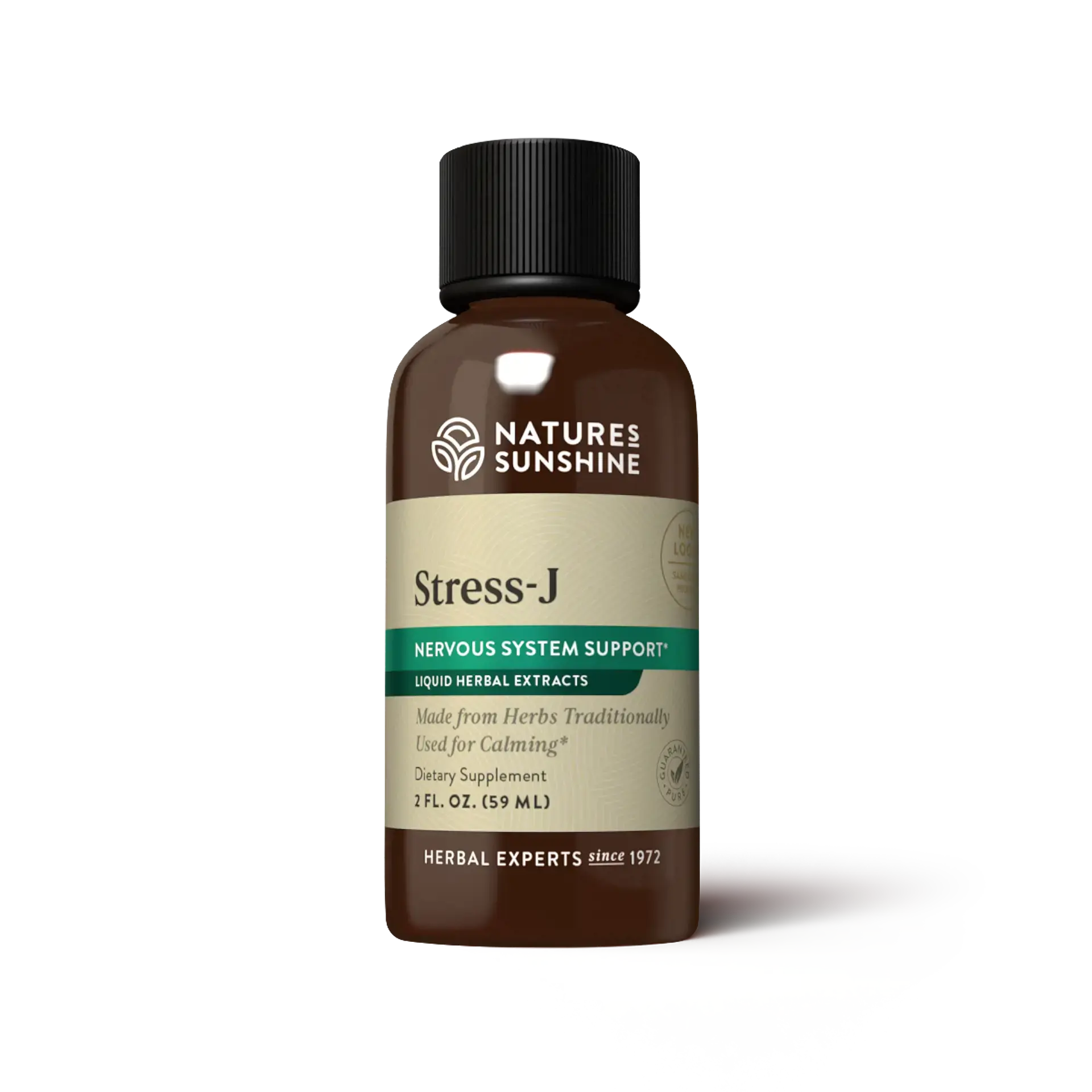 Stress-J liquid herbal supplement for nervous system support
