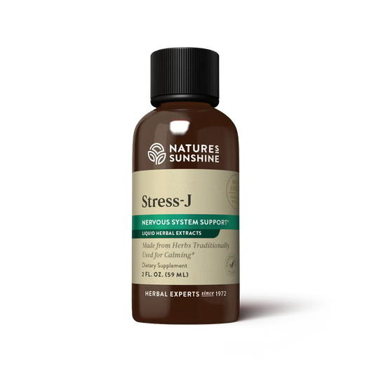 Stress-J liquid herbal supplement for nervous system support