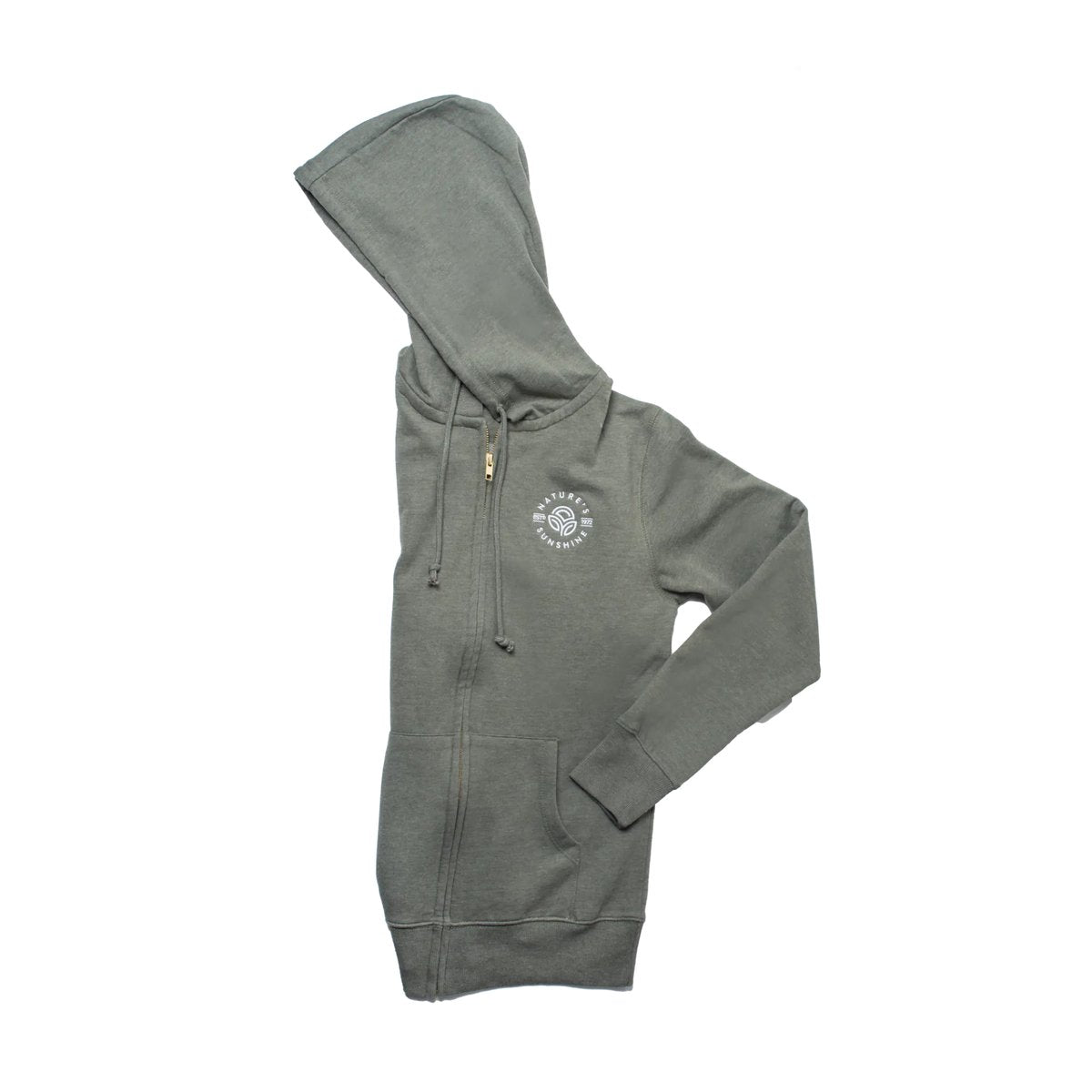 Econscious - Big Accessories Unisex Heathered Full-Zip Hooded Sweatshirt